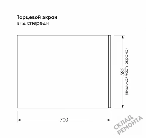 Фото Торцевая панель Метакам 70 Strict купить в Хабаровске: цена, описание, фото. Интернет-магазин 2