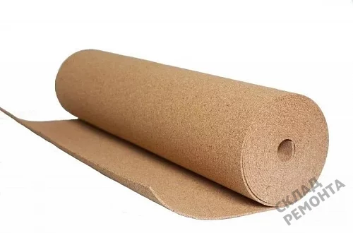Фото Подложка рулонная Amorim пробковая, GO4CORK NATURE 2-5 мм под ламинат и паркет бежевая – купить в Хабаровске: цена, описание, фото. Интернет-магазин 3