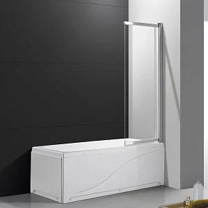 Шторка для ванны Cezares Slider SLIDER-VF-11-80/150-C-Cr 6 мм хром 80*150